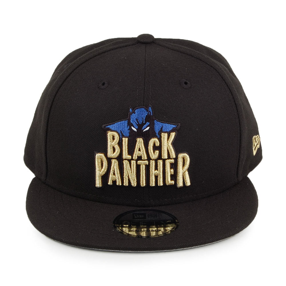 Gorra Snapback 9FIFTY Marvel Black Panther de New Era - Negro