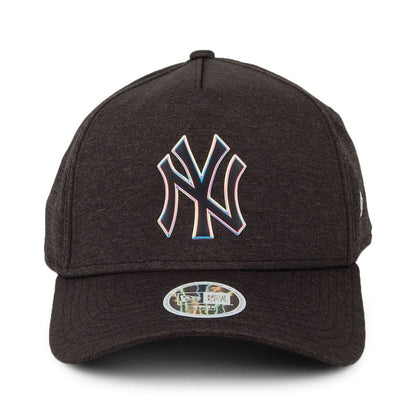 Gorra de béisbol mujeres A-Frame MLB Iridescent Logo New York Yankees de New Era - Negro