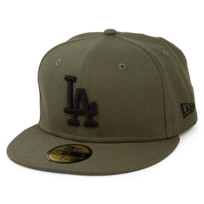 Gorra de béisbol 59FIFTY MLB Essential L.A. Dodgers de New Era - Verde Oliva