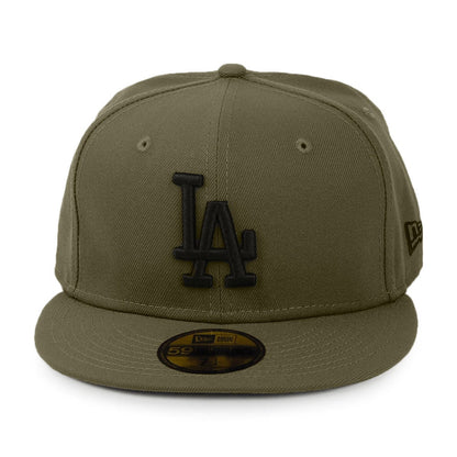 Gorra de béisbol 59FIFTY MLB Essential L.A. Dodgers de New Era - Verde Oliva