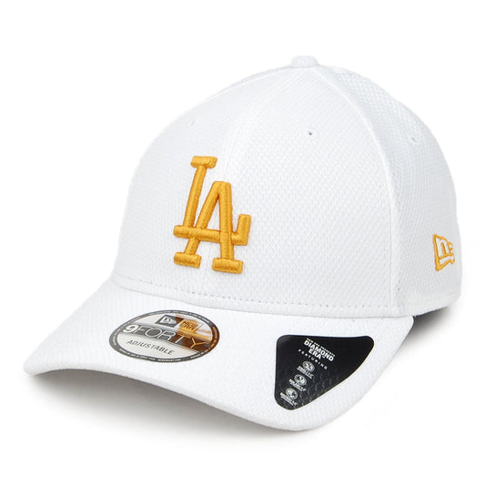 Gorra de béisbol 9FORTY MLB Diamond Era Essential L.A. Dodgers de New Era - Blanco-Amarillo