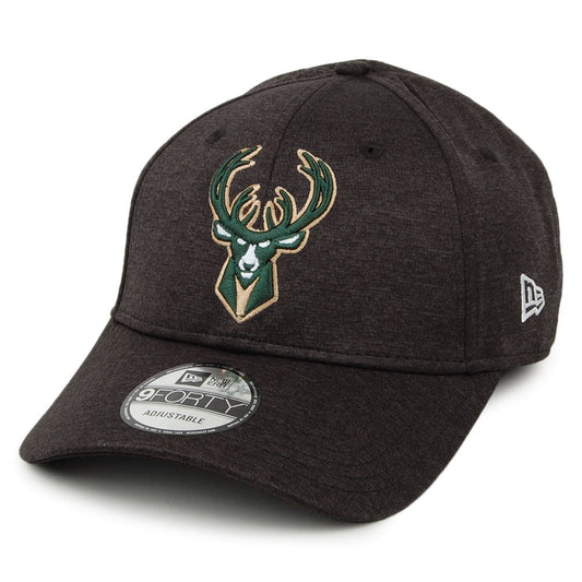 Gorra de béisbol 9FORTY NBA Shadow Tech Milwaukee Bucks de New Era - Negro