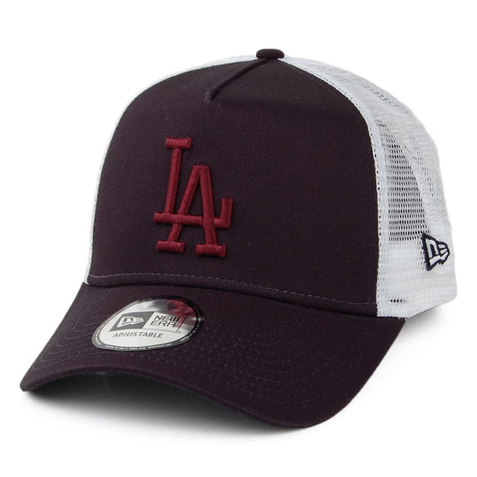 Gorra Trucker A-Frame MLB Essential L.A. Dodgers de New Era - Azul Marino/Burdeos