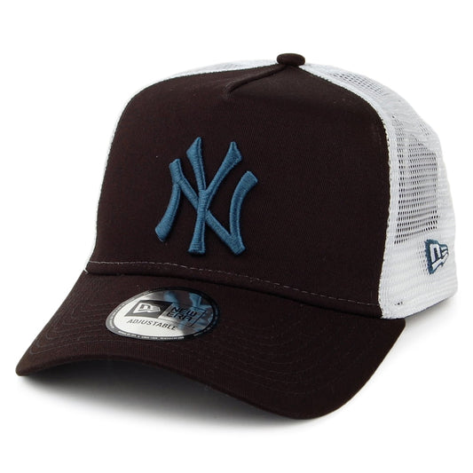 Gorra Trucker A-Frame MLB Essential New York Yankees de New Era - Negro-Turquesa