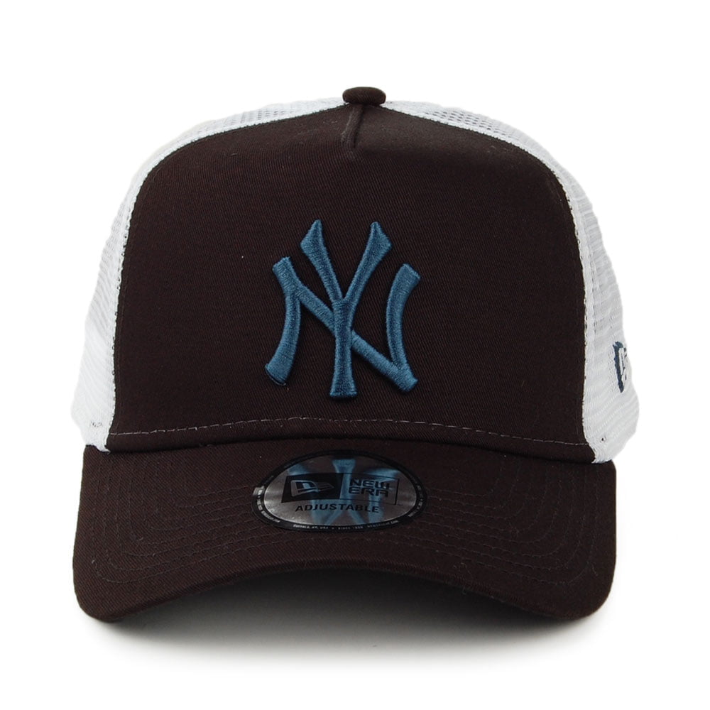 Gorra Trucker A-Frame MLB Essential New York Yankees de New Era - Negro-Turquesa