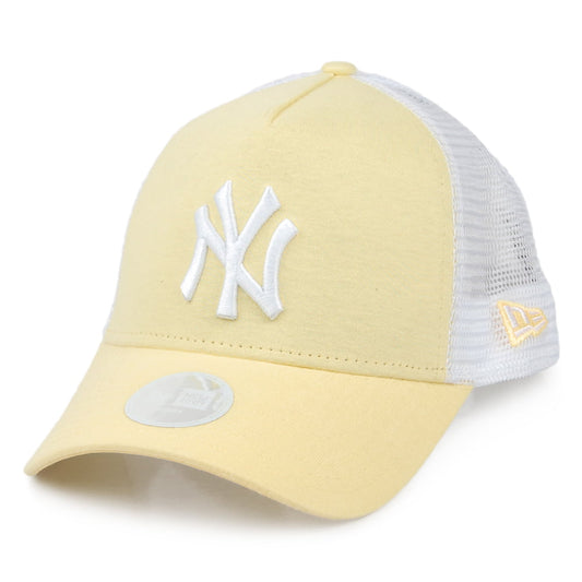 Gorra Trucker mujeres A-Frame MLB Jersey Essential New York Yankees de New Era - Amarillo