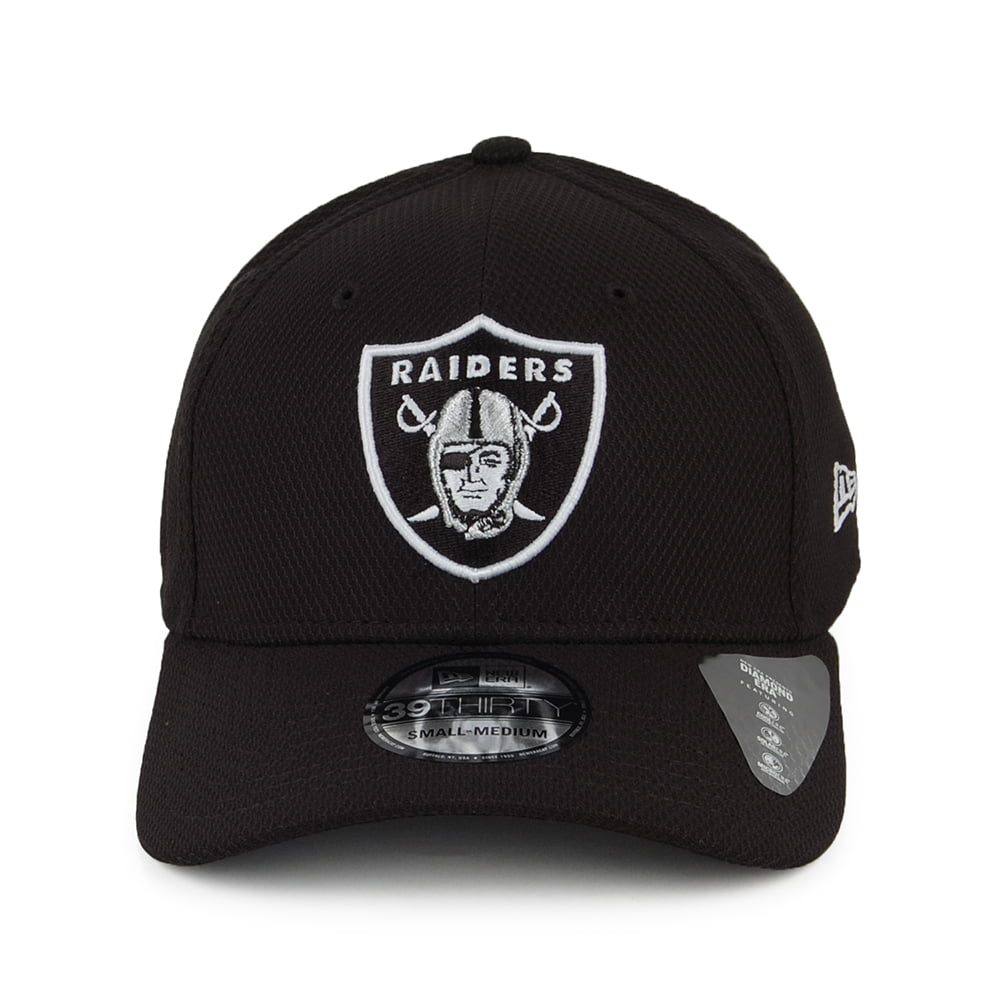 Gorra de béisbol 39THIRTY NFL Diamond Era Essential Las Vegas Raiders de New Era - Negro