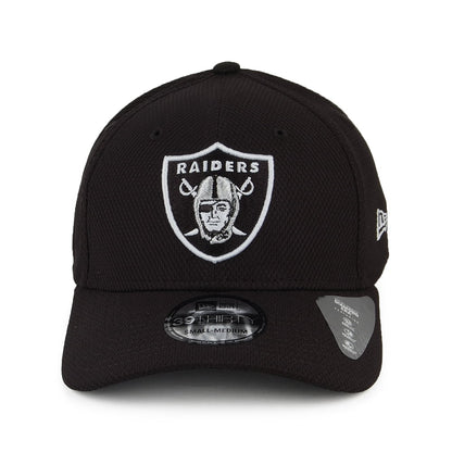 Gorra de béisbol 39THIRTY NFL Diamond Era Essential Las Vegas Raiders de New Era - Negro
