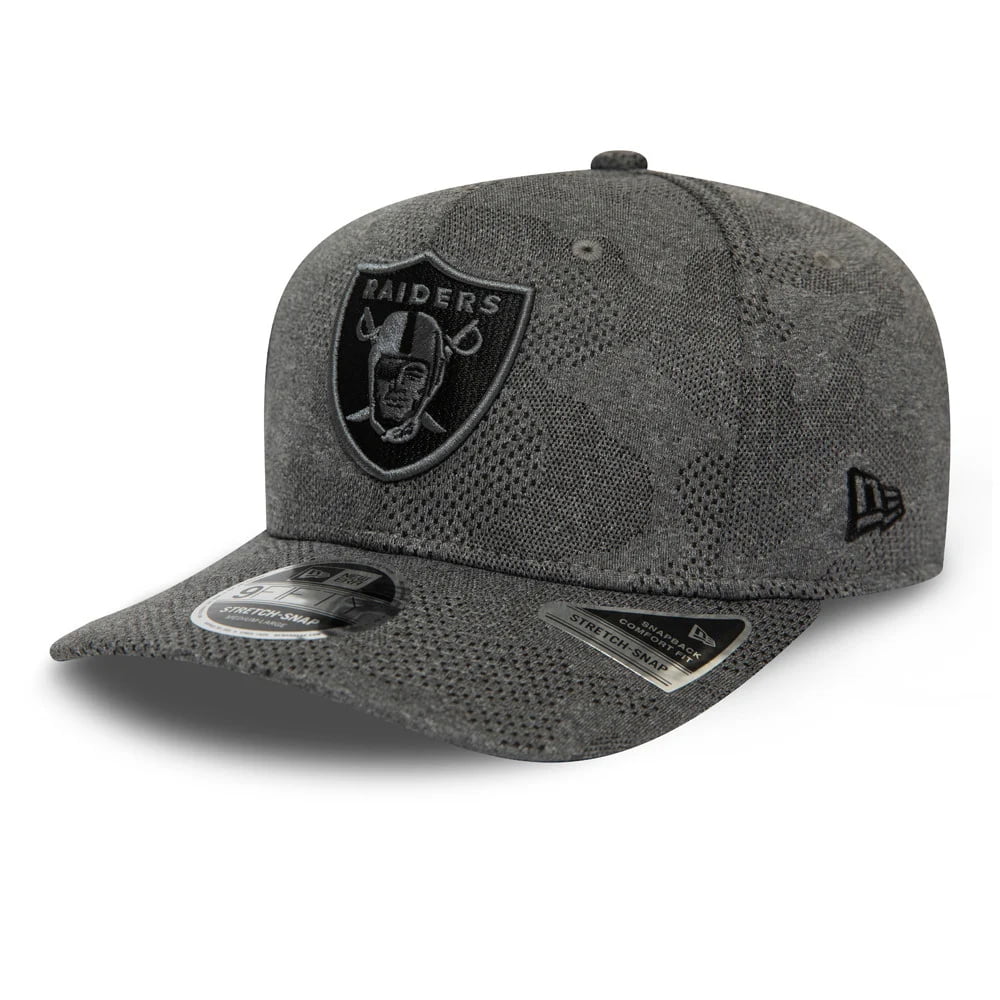 Gorra Snapback 9FIFTY NFL Engineered Plus Las Vegas Raiders de New Era - Negro-Gris