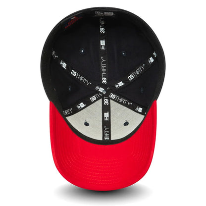 Gorra de béisbol 39THIRTY MLB League Essential Boston Red Sox de New Era - Azul Marino-Rojo