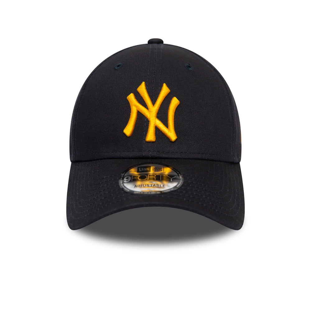 Gorra de béisbol 9FORTY MLB League Essential ll New York Yankees de New Era - Azul Marino-Amarillo