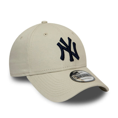Gorra de béisbol 9FORTY MLB League Essential New York Yankees de New Era - Piedra