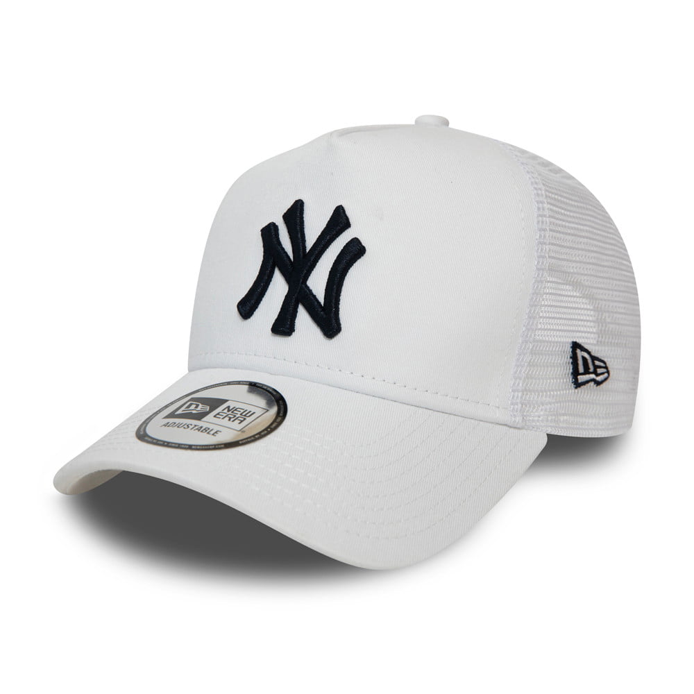 Gorra Trucker MLB League Essential New York Yankees de New Era - Blanco-Negro
