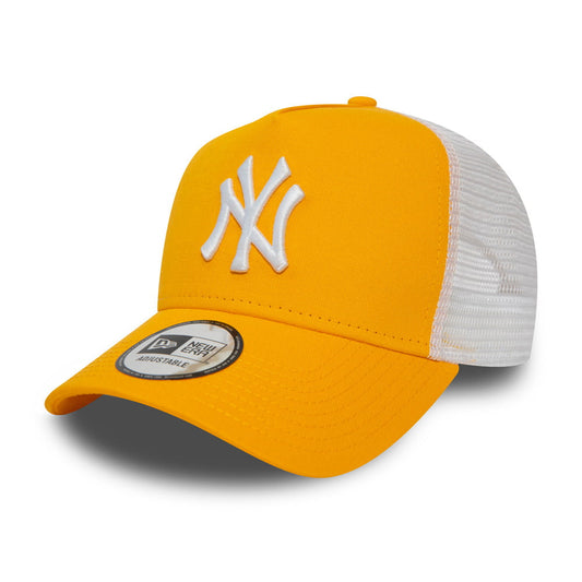 Gorra Trucker MLB League Essential New York Yankees de New Era - Mostaza