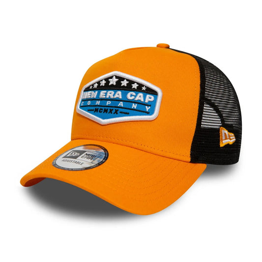 Gorra Trucker Star Patch de New Era - Naranja