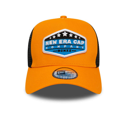 Gorra Trucker Star Patch de New Era - Naranja