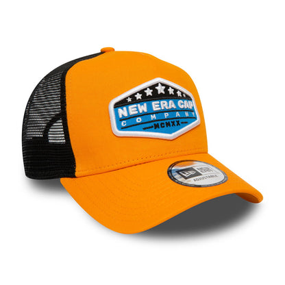 Gorra Trucker Star Patch de New Era - Naranja