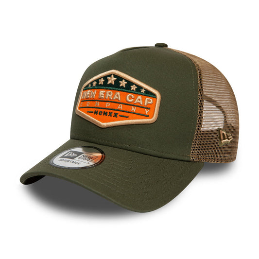 Gorra Trucker de New Era - Verde Oliva