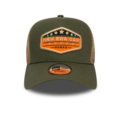 Gorra Trucker de New Era - Verde Oliva