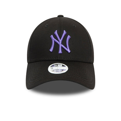 Gorra de béisbol mujeres 9FORTY MLB League Essential XX New York Yankees de New Era - Negro-Morado
