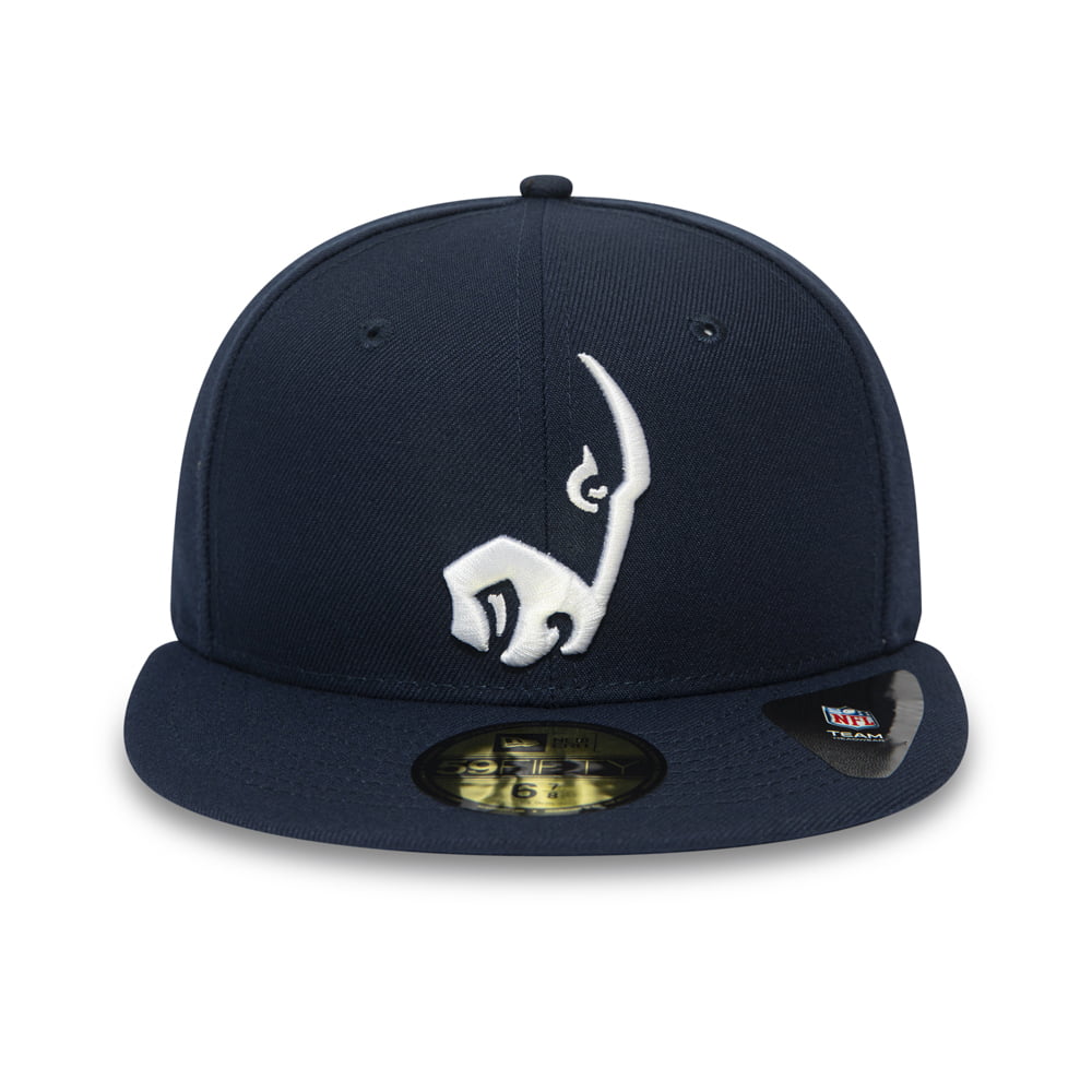 Gorra de béisbol 59FIFTY NFL Team Tonal Shadow Logo Los Angeles Rams de New Era - Azul Marino