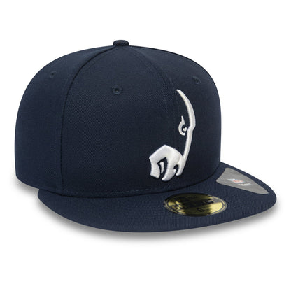 Gorra de béisbol 59FIFTY NFL Team Tonal Shadow Logo Los Angeles Rams de New Era - Azul Marino