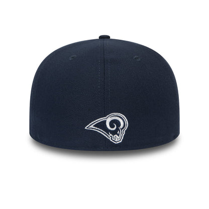 Gorra de béisbol 59FIFTY NFL Team Tonal Shadow Logo Los Angeles Rams de New Era - Azul Marino