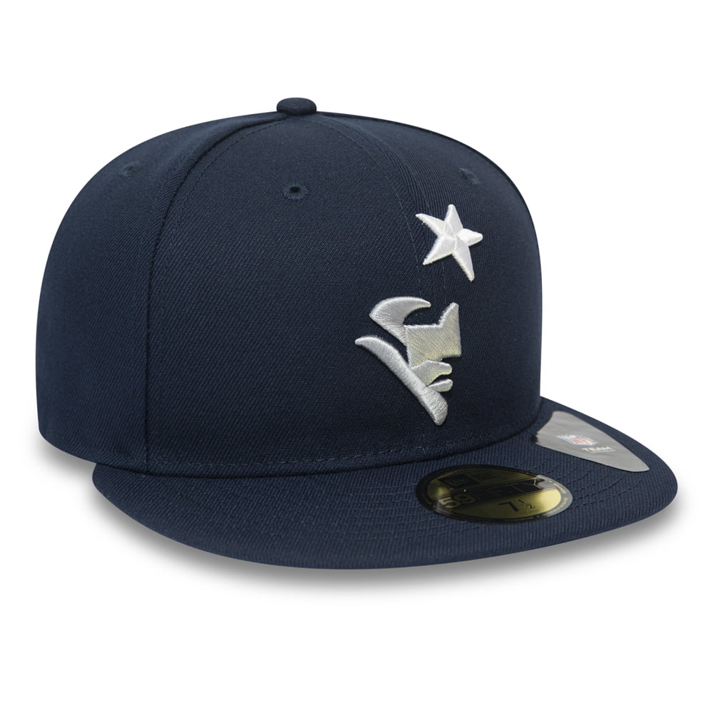 Gorra de béisbol 59FIFTY NFL Team Tonal Shadow Logo New England Patriots de New Era - Azul Marino