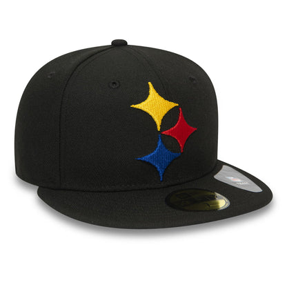 Gorra de béisbol 59FIFTY NFL Team Tonal Shadow Logo Pittsburgh Steelers de New Era - Negro