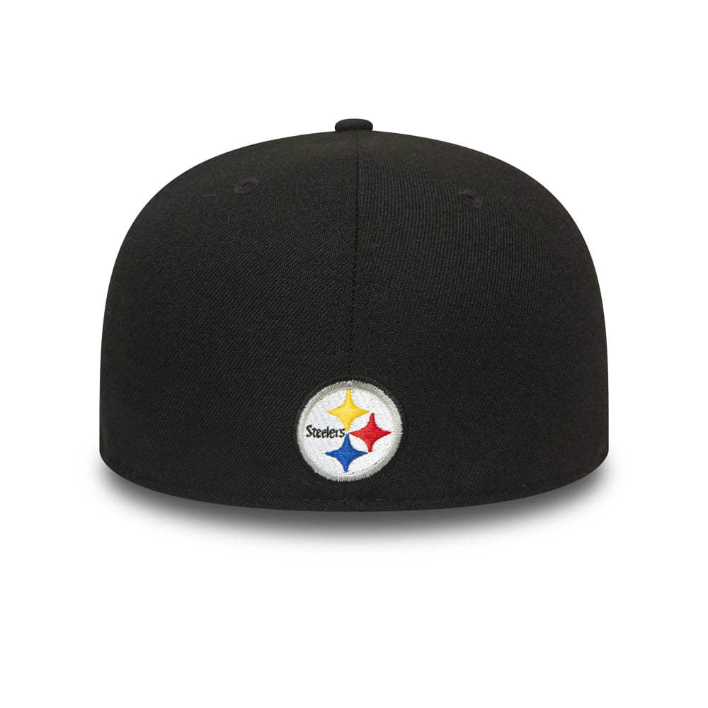 Gorra de béisbol 59FIFTY NFL Team Tonal Shadow Logo Pittsburgh Steelers de New Era - Negro