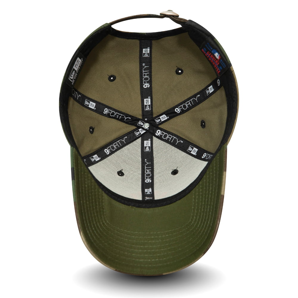 Gorra de béisbol 9FORTY MLB Camo Essential New York Yankees de New Era - Camuflaje-Naranja