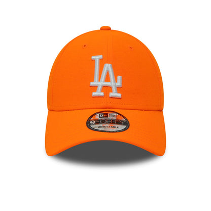 Gorra de béisbol 9FORTY MLB League Essential L.A. Dodgers de New Era - Naranja Neón