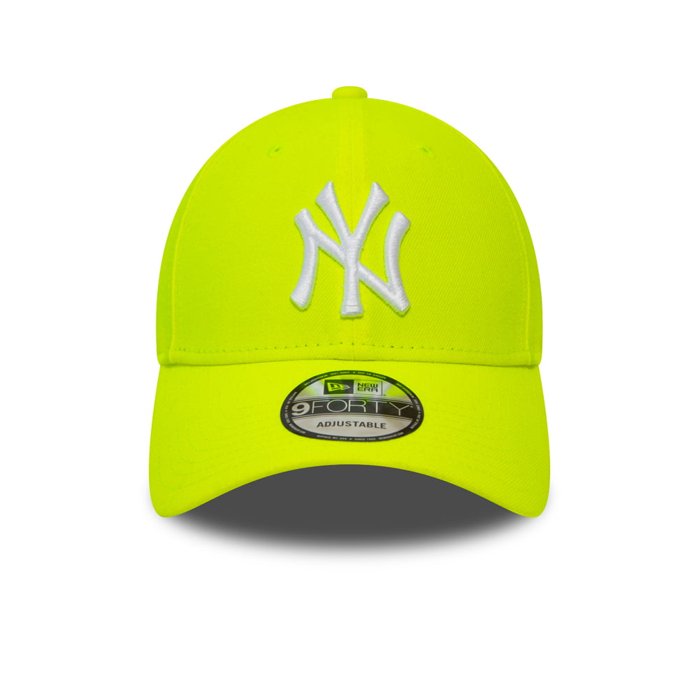 Gorra de béisbol 9FORTY MLB League Essential Neon Pack New York Yankees de New Era - Amarillo Neón