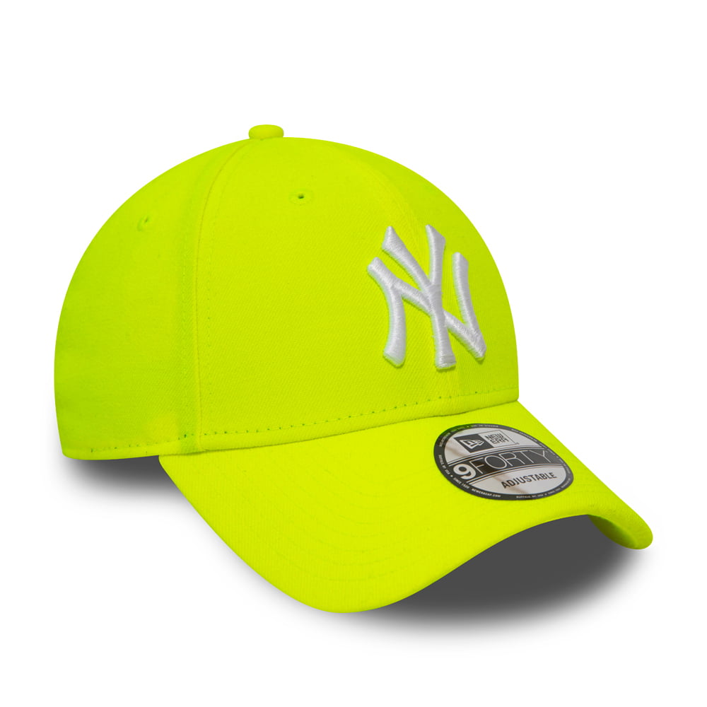 Gorra de béisbol 9FORTY MLB League Essential Neon Pack New York Yankees de New Era - Amarillo Neón