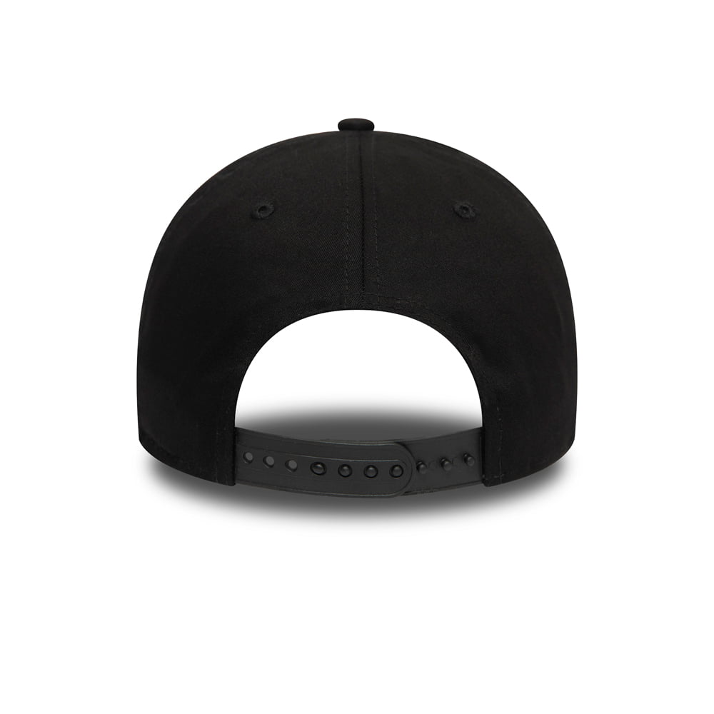 Gorra de béisbol 9FORTY MLB Stretch Snap L.A. Dodgers de New Era - Negro sobre Negro