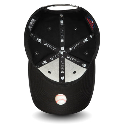 Gorra de béisbol 9FORTY MLB Stretch Snap L.A. Dodgers de New Era - Negro sobre Negro