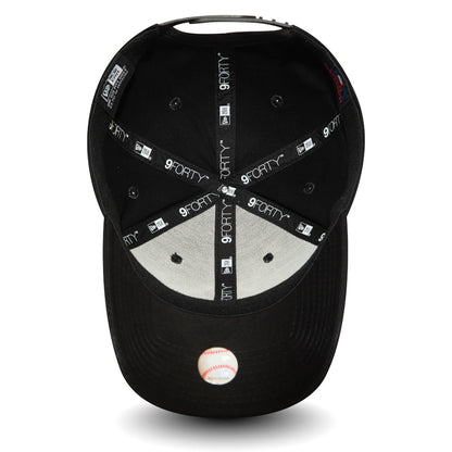 Gorra de béisbol 9FORTY MLB Stretch Snap New York Yankees de New Era - Negro sobre Negro