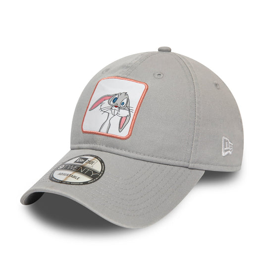 Gorra de béisbol 9TWENTY Looney Tunes Bugs Bunny de New Era - Gris