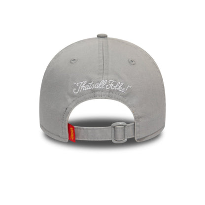 Gorra de béisbol 9TWENTY Looney Tunes Bugs Bunny de New Era - Gris