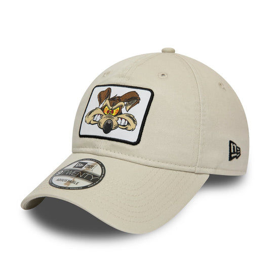 Gorra de béisbol 9TWENTY Looney Tunes Wile E. Coyote de New Era - Piedra