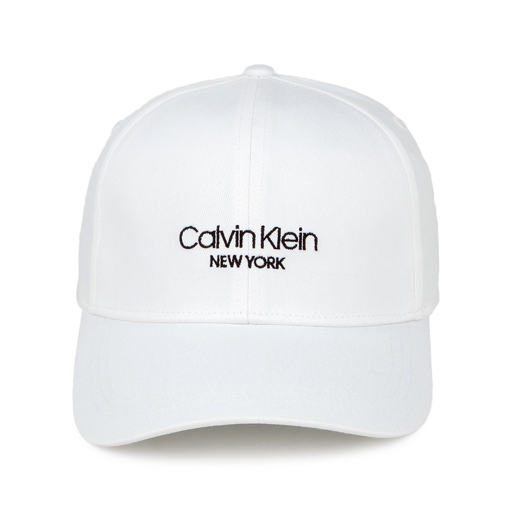 Gorra de béisbol NY Classic de Calvin Klein - Blanco