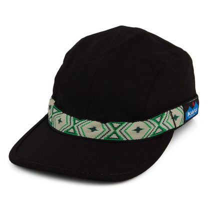 Gorra Strapback de algodón de Kavu - Negro
