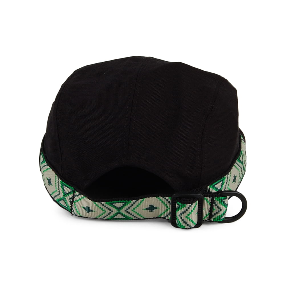Gorra Strapback de algodón de Kavu - Negro