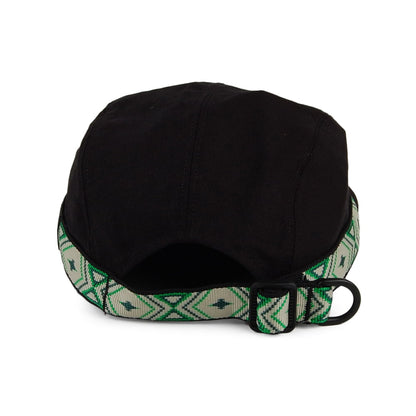 Gorra Strapback de algodón de Kavu - Negro
