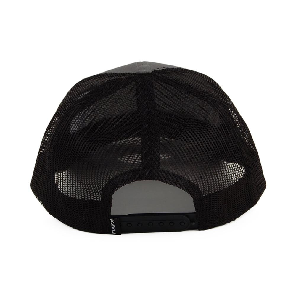 Gorra Trucker Above Standard de sarga de algodón de Kavu - Antracita
