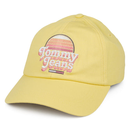 Gorra de béisbol Item Retro Logo de Tommy Hilfiger - Amarillo