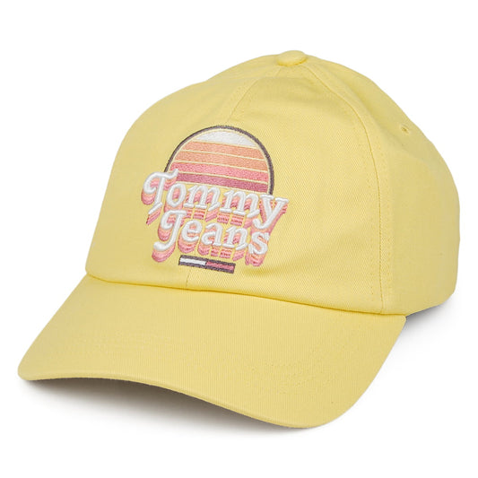 Gorra de béisbol Item Retro Logo de Tommy Hilfiger - Amarillo