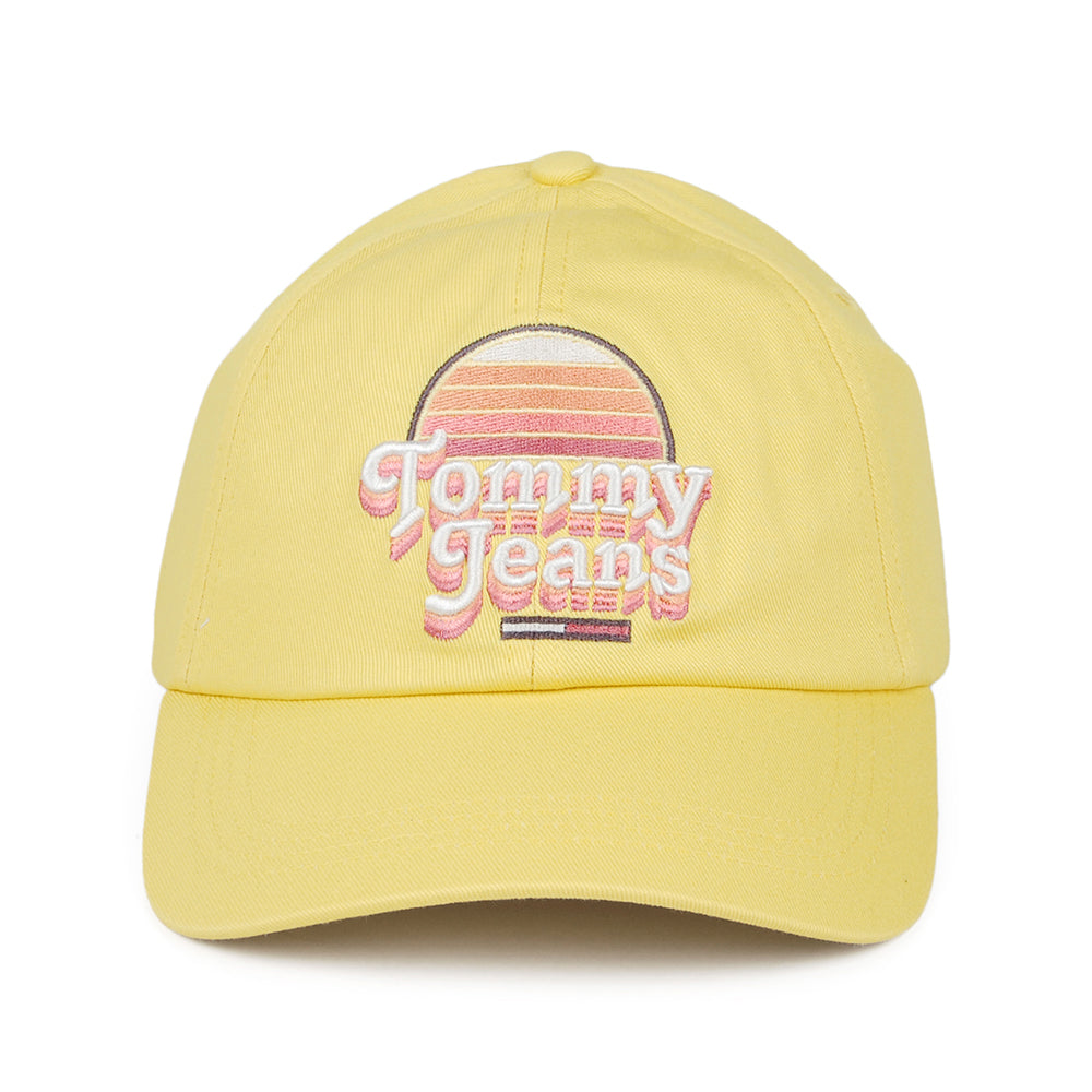 Gorra de béisbol Item Retro Logo de Tommy Hilfiger - Amarillo