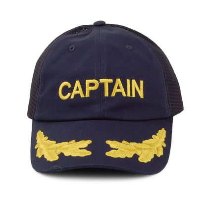 Gorra Trucker Captain de Dorfman Pacific - Azul Marino