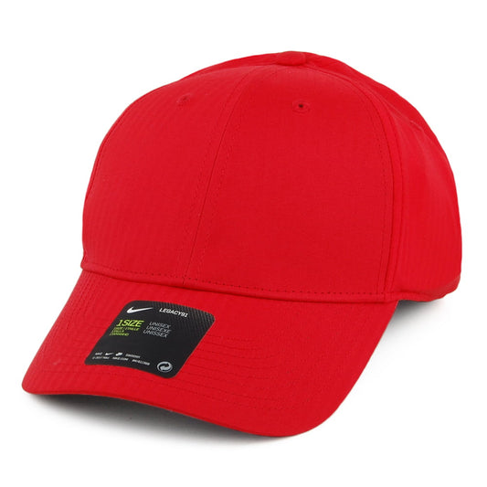 Gorra de béisbol Legacy 91 Tech Tonal Stripe Blank de Nike Golf - Rojo
